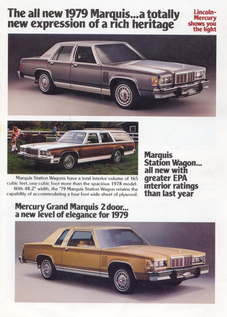 1979 Mercury Lincoln Brochure Page 4